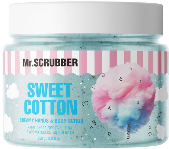 Mr.Scrubber Sweet Cotton Creamy Hands & Body Scrub - Крем-скраб для рук и тела с ароматом сладкой ваты