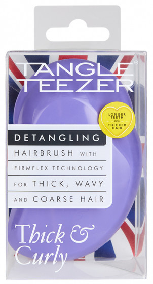 Tangle Teezer The Original Thick & Curly Lilac Fondant - Расческа для волос - 4