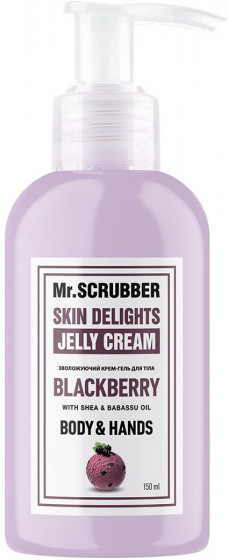 Mr.Scrubber Skin Delights Body&Hands Jelly Cream "Blackberry" - Крем-гель для тела и рук