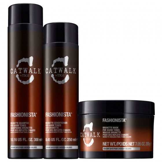 Tigi Catwalk Fashionista Brunette Shampoo - Шампунь для брюнеток - 1