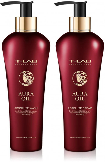 T-LAB Professional Aura Oil Absolute Wash - Шампунь-гель для волос и тела - 1