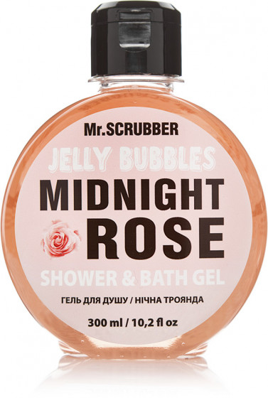 Mr.Scrubber Jelly Bubbles Shower & Bath Gel "Midnight Rose" - Гель для душа