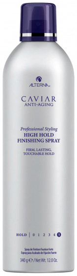 Alterna Caviar Anti-Aging Professional Styling High Hold Finishing Spray - Лак для волос сильной фиксации с экстрактом черной икры