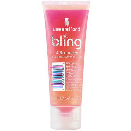 Lee Stafford Bling 4 Brunettes Glossing Glimmer Serum - Мерцающая сыворотка для темных волос