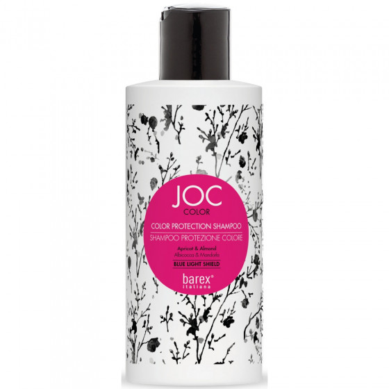 Barex Joc Color Line Protection Shampoo Apricot & Almond - Шампунь для окрашенных волос с маслом сладкого миндаля и абрикоса «Стойкость цвета»