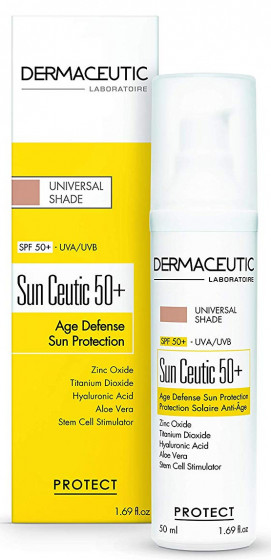 Dermaceutic Sun Ceutic Teinte SPF50 - Омолаживающий солнцезащитный крем с тонирующим эффектом