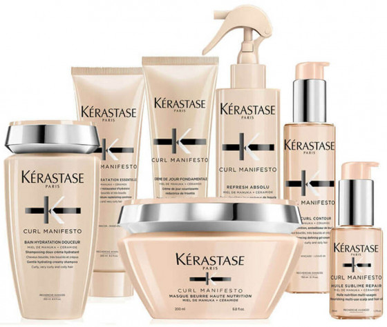 Kerastase Curl Manifesto Bain Hydratation Douceur - Увлажняющий шампунь-ванна для вьющихся волос - 12