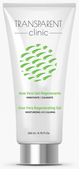 Transparent Clinic Aloe Vera Regenerating Gel - Увлажняющий и успокаивающий гель Aлоэ