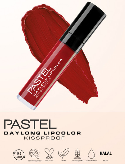 Pastel Daylong Pastel Lipcolor Kissproof - Жидкая матовая помада для губ - 1