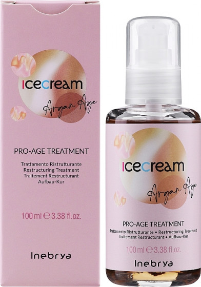 Inebrya Ice Cream Pro Age Treatment Argan Oil - Аргановое масло против посеченных кончиков - 1