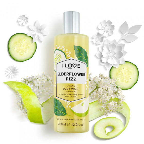 I Love Elderflower Fizz Body Wash - Гель для душа "Коктейль из бузины" - 1