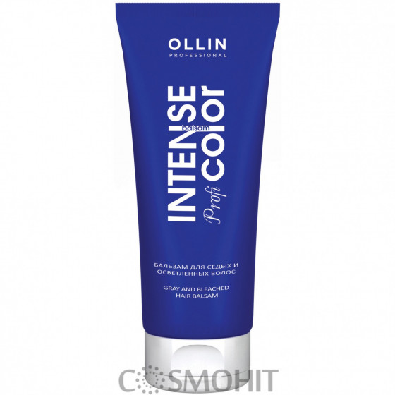 OLLIN Intense Profi Color Gray And Bleached Hair Balsam - Бальзам для седых и осветленных волос