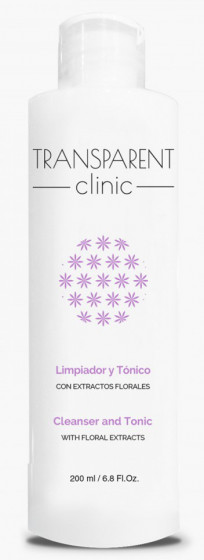 Transparent Clinic Cleanser and Tonic - Очищающий и тонизирующий гель с экстрактом мальвы 2 в 1