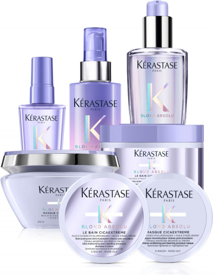 Kerastase Blond Absolu Le Bain Cicaextreme - Ультра-увлажняющий восстанавливающий шампунь-крем для чувствительных, осветленных или мелированных волос - 1