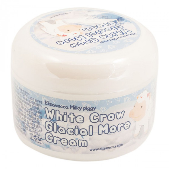 Elizavecca White Crow Glacial More Cream - Крем для лица воздушный - 1