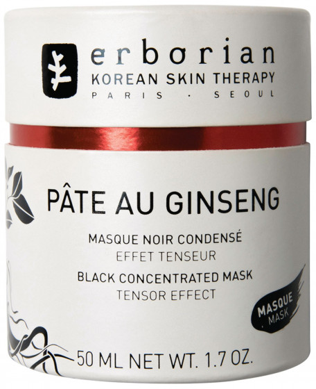 Erborian Ginseng Black Concentrated Mask - Лифтинг-маска для лица "Женьшень" - 1