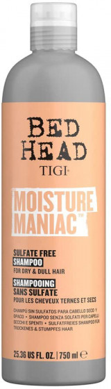 Tigi Bed Head Moisture Maniac Shampoo - Безсульфатный шампунь для сухих волос 