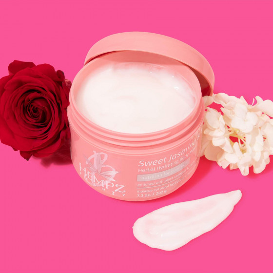 Hempz Sweet Jasmine & Rose Herbal Body Mask - Питательная маска для тела с коллагеном "Жасмин-Роза" - 5