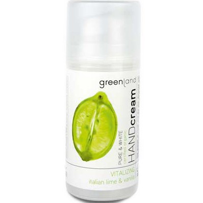 Greenland Pure & White Hand Cream Italian Lime & Vanilia - Крем для рук Итальянский Лайм-Ваниль