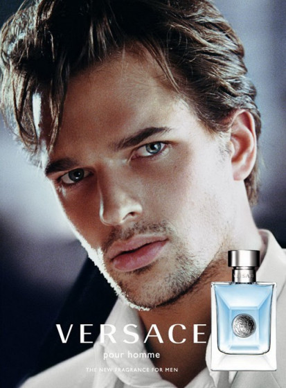 Versace pour Homme - Подарочный набор с косметичкой (EDT100+S/G50+A/SH50) - 3