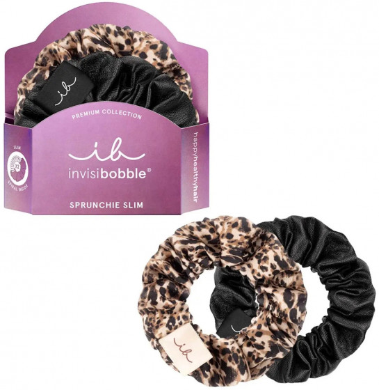 Invisibobble Sprunchie Slim Premium - Резинка-браслет для волос 2 шт - 4