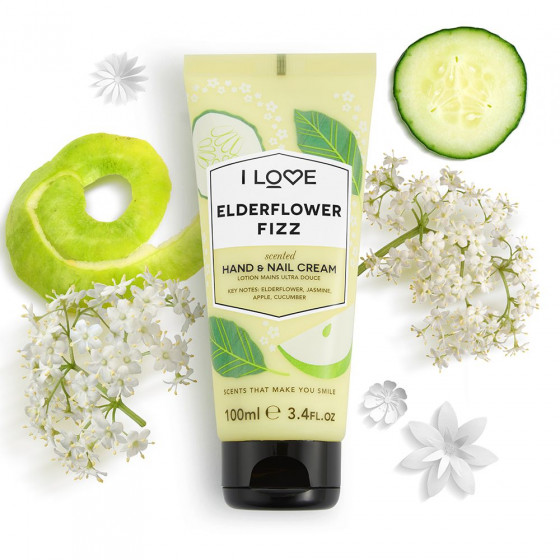 I Love Elderflower Fizz Hand and Nail Cream - Крем для рук "Коктейль из бузины" - 1