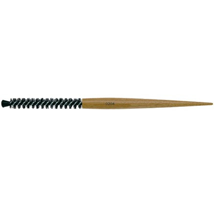 3ME Maestri 3ME 0206 - Расческа с заостренной ручкой из бука с разделителем с усиленной щетиной кабана и кисточкой Scovoli d13mm