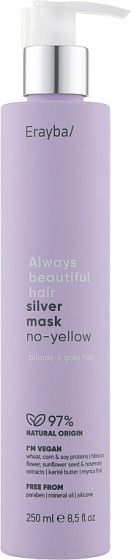 Erayba ABH Silver No-Yellow Mask - Маска для волос против желтизны