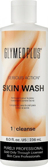 GlyMed Plus Serious Action Skin Wash - Гель для умывания с 2.5 % бензоил пероксида
