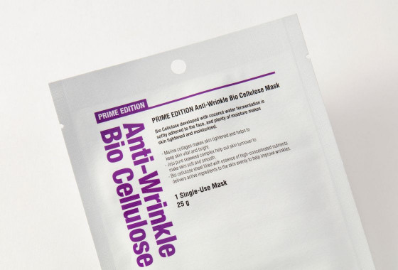 Royal Skin Prime Edition Anti-Wrinkle Bio Cellulose Mask - Био-целлюлозная омолаживающая маска для лица - 1