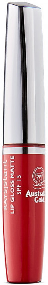 Australian Gold Raysistant Lip Gloss Matte SPF 15 - Жидкая помада для губ SPF 15
