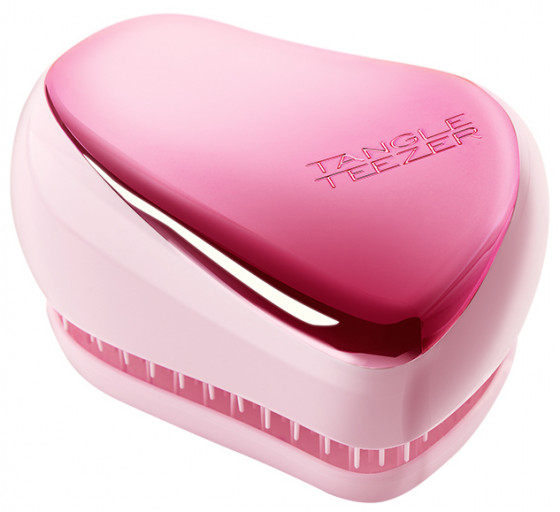 Tangle Teezer Compact Styler Baby Doll Pink Chrome - Расческа для волос - 4