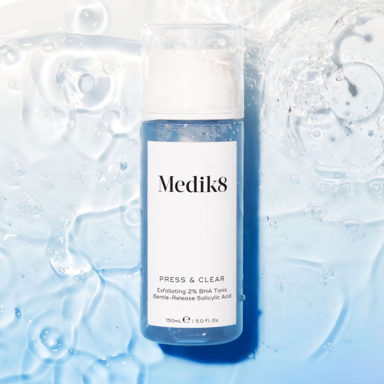 Medik8 Press&Clear Exfoliating 2% BHA Toner - Отшелушивающий тоник с салициловой кислотой для проблемной кожи - 3