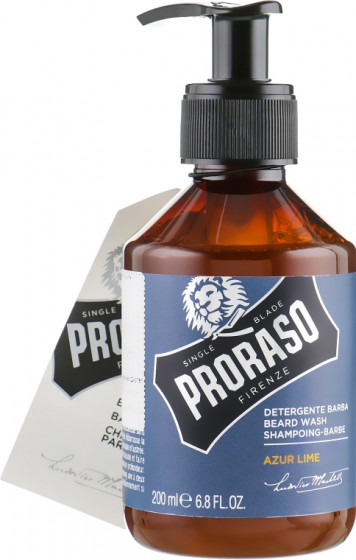 Proraso Azur Lime Beard Wash - Шампунь для бороды