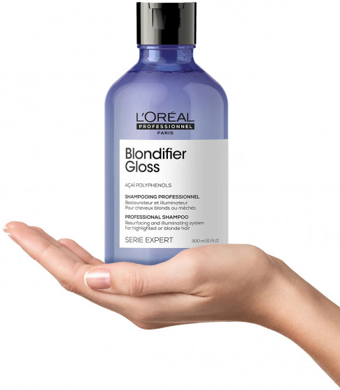 L'Oreal Professionnel Serie Expert Blondifier Gloss Shampoo - Шампунь для сияния осветленных волос - 1