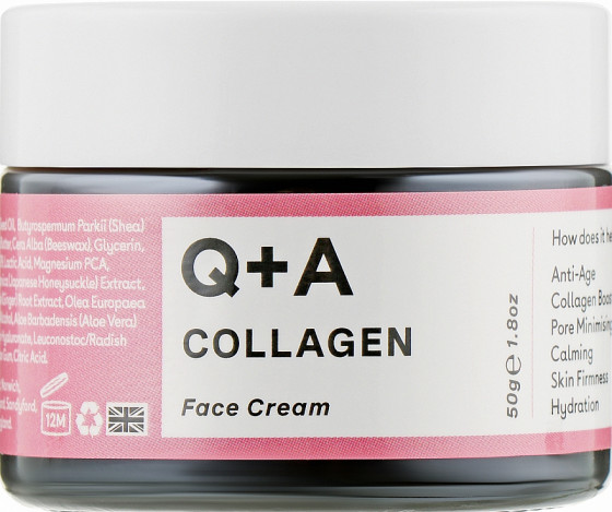 Q+A Collagen Face Cream - Крем для лица с коллагеном