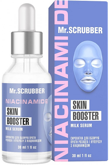 Mr.Scrubber Face ID. Niacinamide Skin Booster Milk Serum - Сыворотка для лица против розацеа и купероза, с ниацинамидом