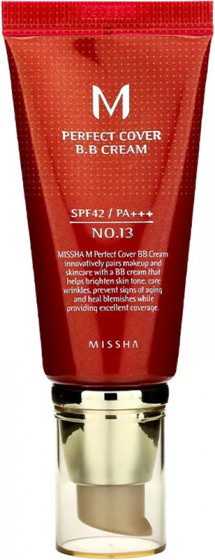 Missha Perfect Cover BB Cream SPF42/PA++ - BB крем с идеальным покрытием 20 мл