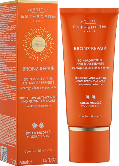 Institut Esthederm Bronz Repair Sunkissed Cream Moderate Sun - Тонирующий крем для лица - 1