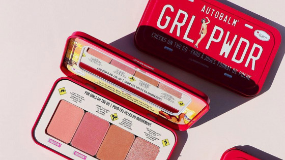 TheBalm AutoBalm "GRL PWDR" Cheek Palette - Набор румян для лица - 7