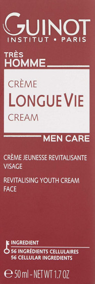 Guinot Creme Longue Vie Homme - Крем "Долгая жизнь клетки" для мужчин - 1