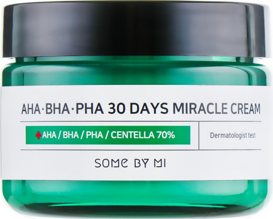 Some By Mi AHA/BHA/PHA 30 Days Miracle Cream - Крем для проблемной кожи с кислотами