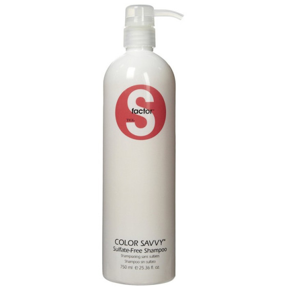 Tigi S-factor Color Savvy Shampoo - Шампунь для окрашенных волос, не содержащий сульфат