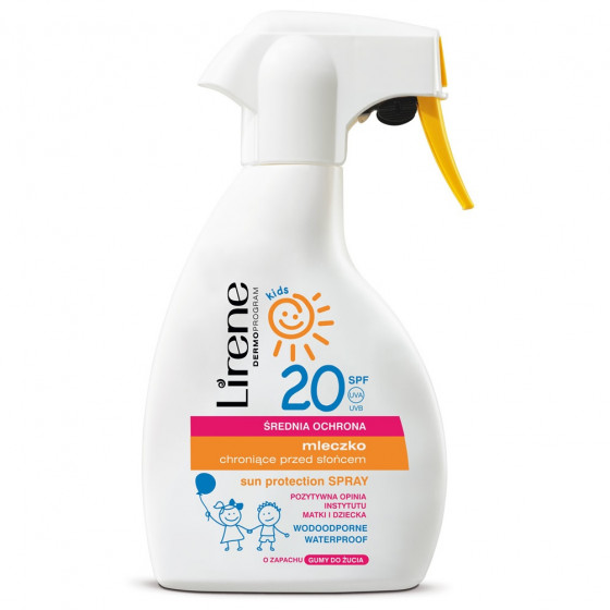 Lirene Kids Sun Protection Milk SPF20 - Водостойкое солнцезащитное молочко для детей SPF20