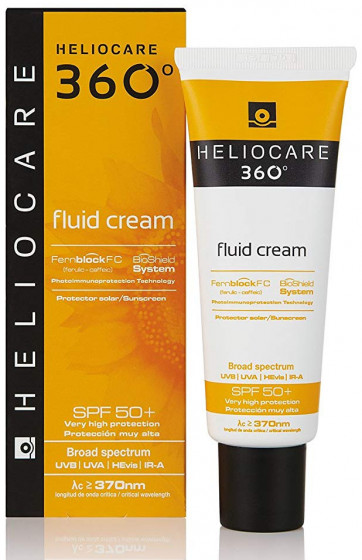 Cantabria Heliocare 360º Fluid Cream SPF50+ - Солнцезащитный крем-флюид для всех типов кожи - 1