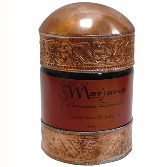 Morjana Hammam Essentials Eucalyptus Black Soap - Мыло Черное с эвкалиптом - 1