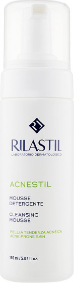 Rilastil Acnestil Mousse - Деликатный очищающий мусс для кожи лица склонной к акне