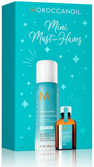 MoroccanOil Mini Must-Haves Light Tones - Подарочный набор для светлых и осветленных волос