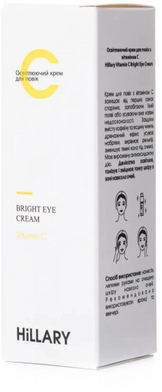 Hillary Vitamin C Bright Eye Cream - Осветляющий крем для кожи вокруг глаз с витамином C - 2