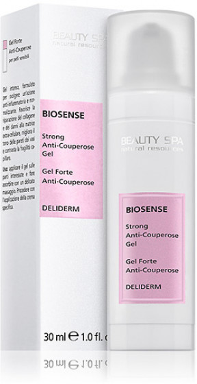 Beauty Spa Biosense Strong Gel - Антикуперозный стронг-флюид для жирной, нормальной и чувствительной кожи лица